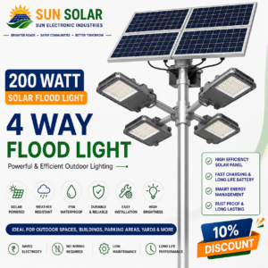 200W Solar Flood Light
